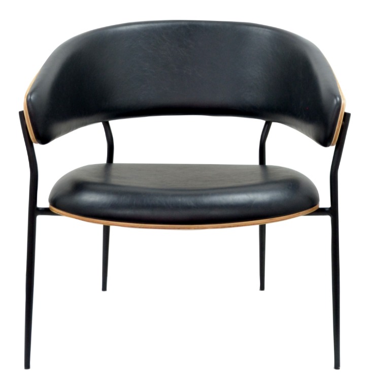 DAN-FORM's CRIB lounge chair from the front