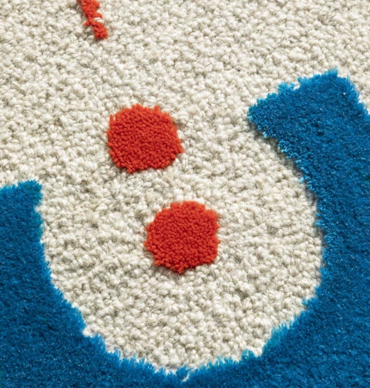 CD 02 - Cornice Blu con punto Rosso dettaglio