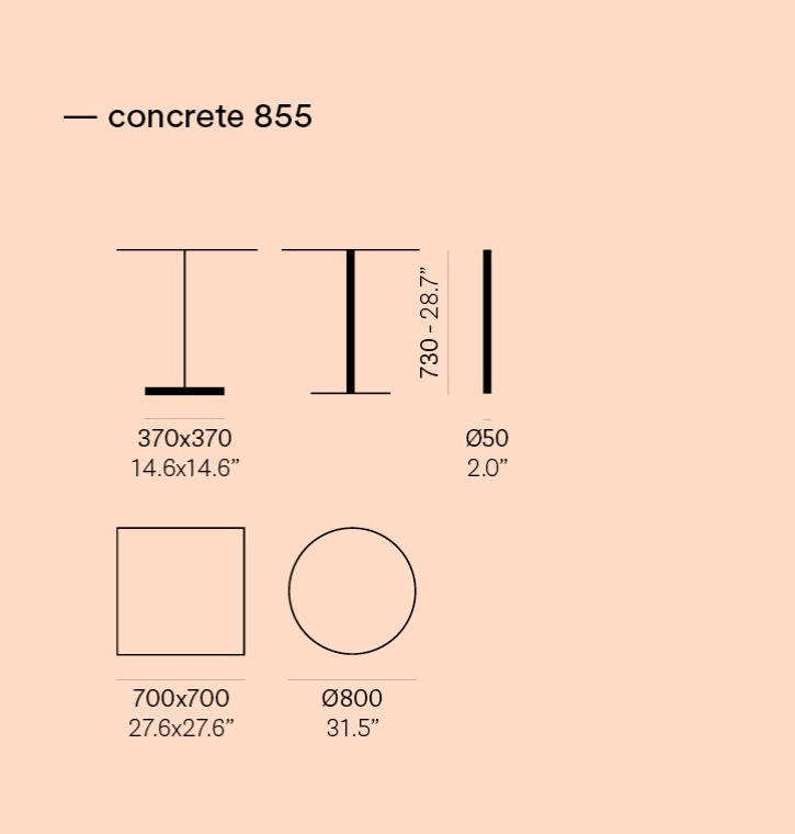 Pedrali SPA - Concrete