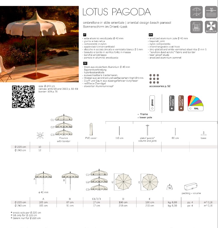 CREMA OUTDOOR- Lotus Pagoda