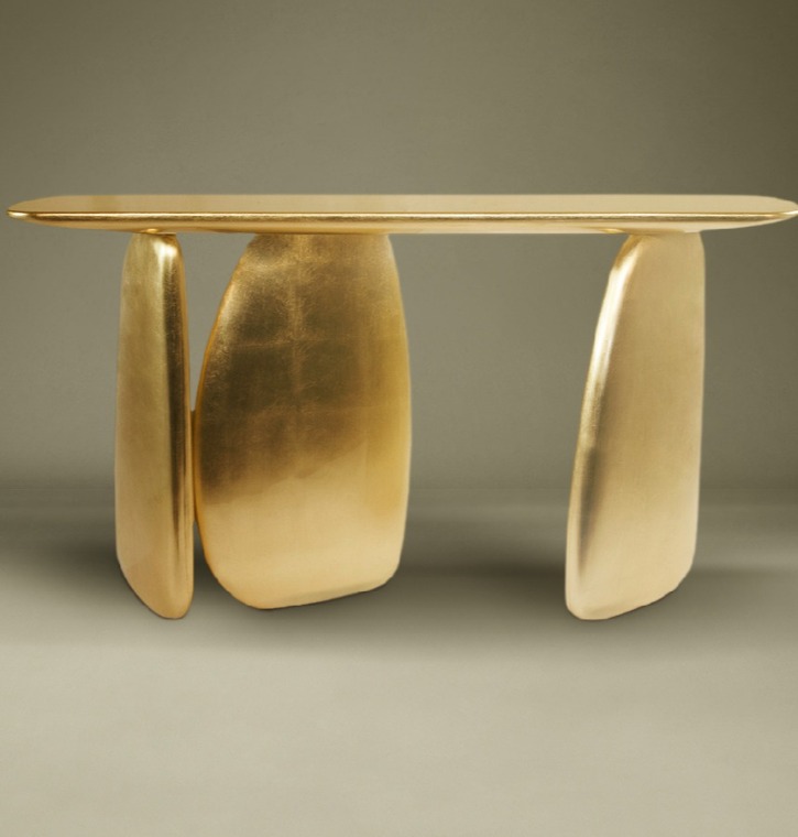 Gold Modern Console by BRABBU