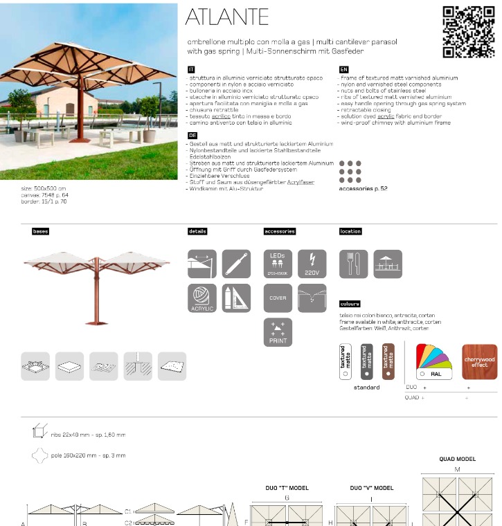 Crema Outdoor _ Atlante