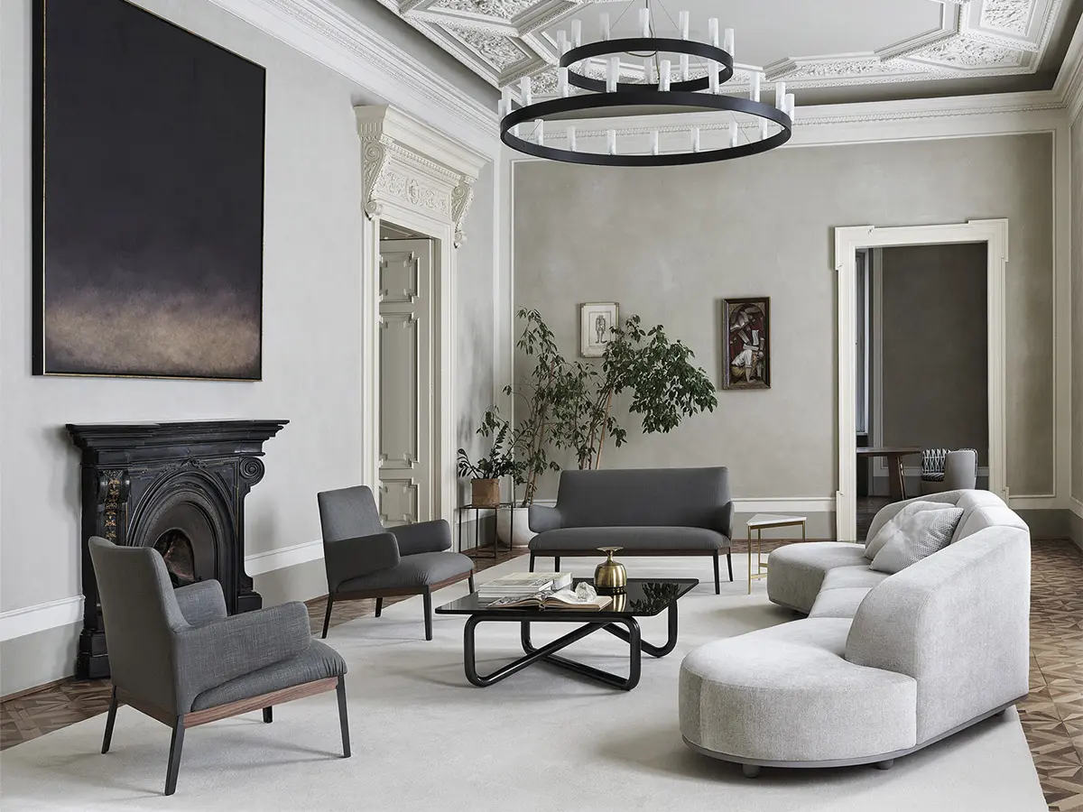 Hug love seat & armchair
