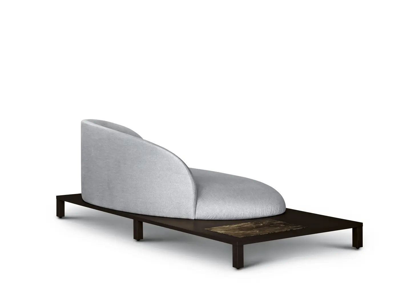 Bonsai sofa - Wooden base - Fabric version