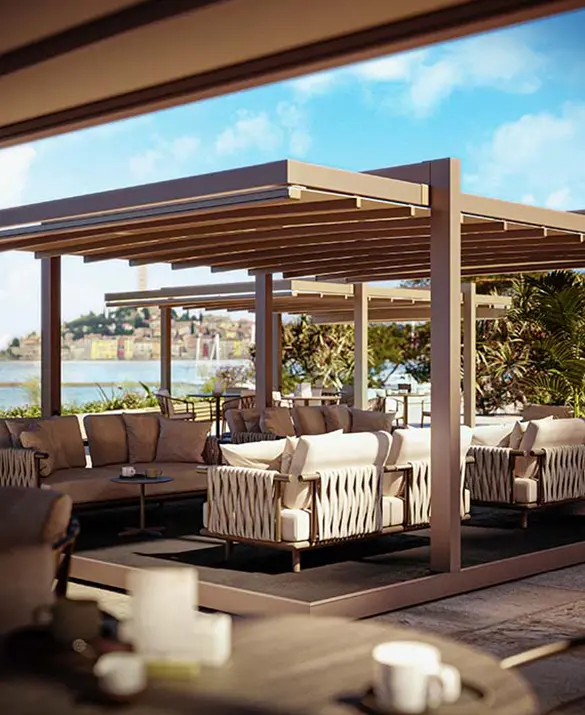 pergola phoenix in alluminio
