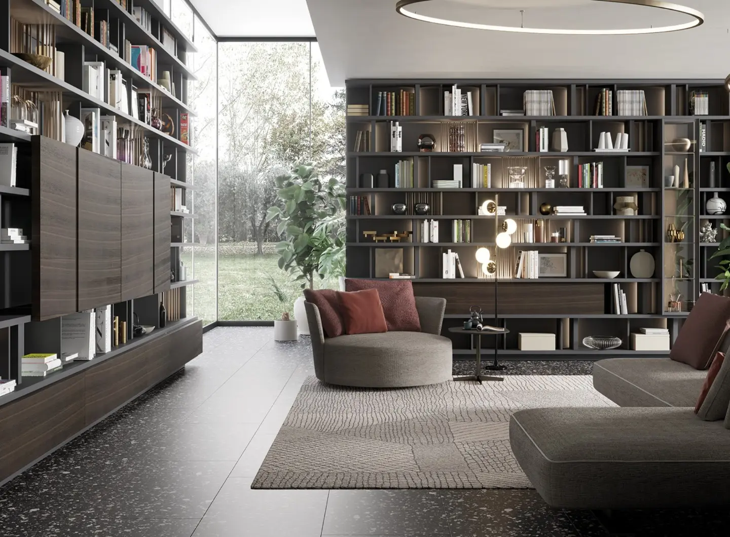 Turati T4 - Horizontal bookcase