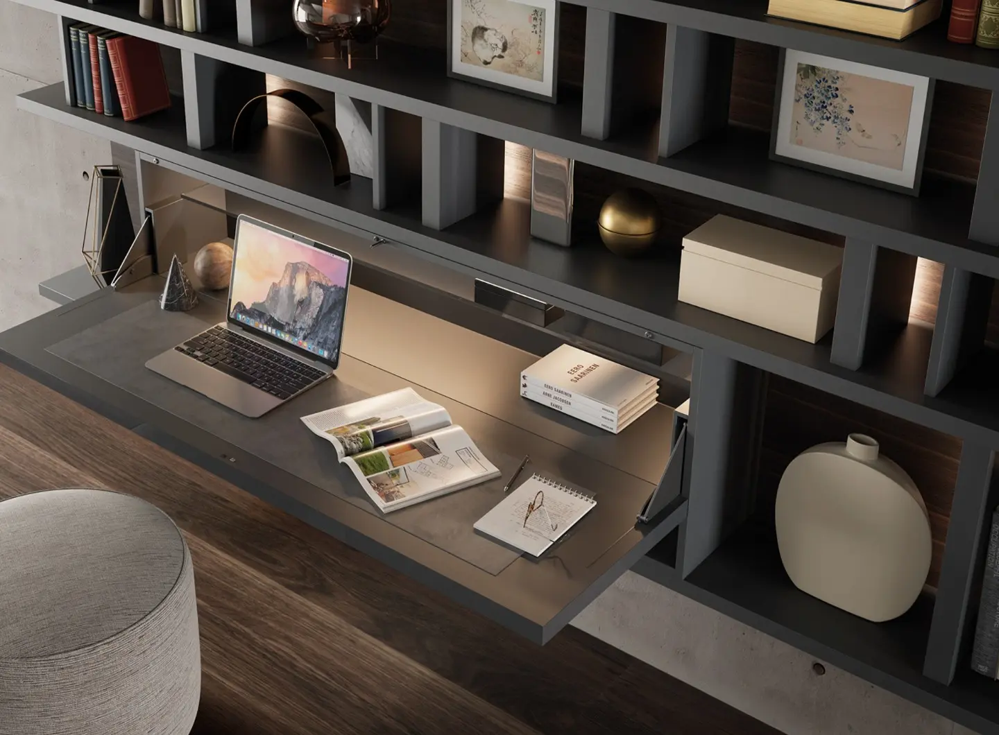 Turati T4 - Horizontal bookcase