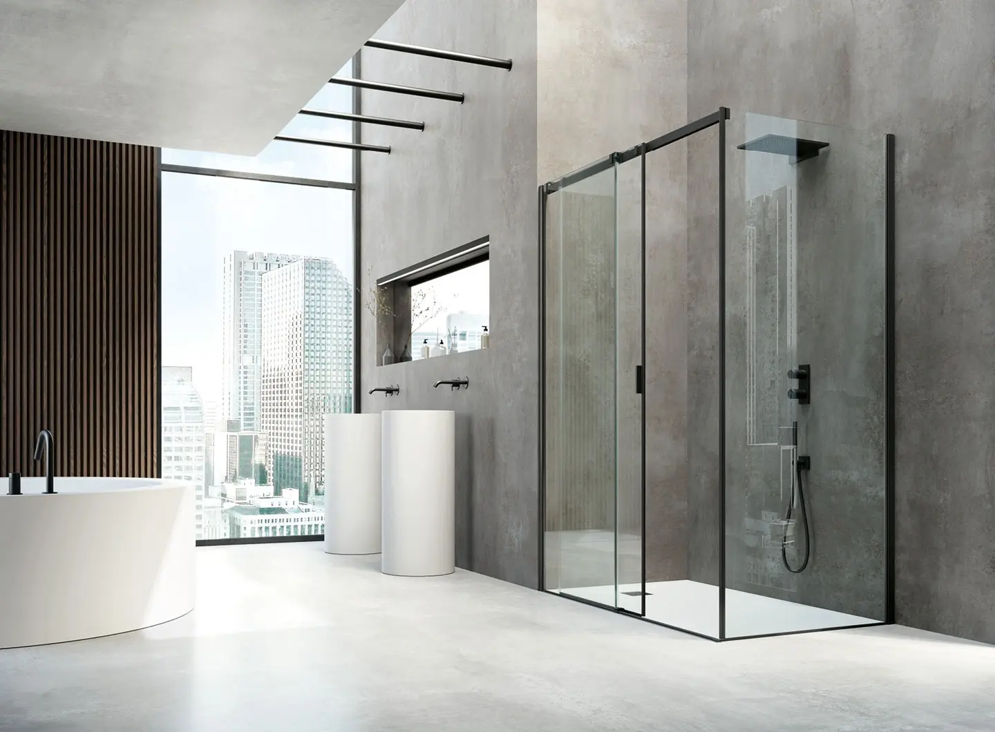 Vismaravetro - box doccia scorrevole - Collezione Serie 8000