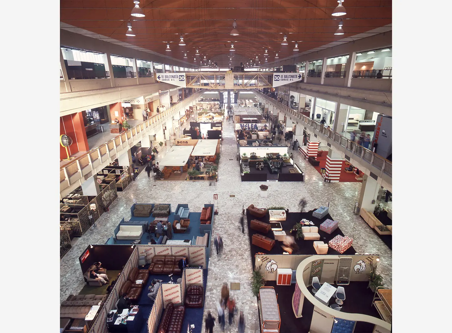 salonemilano, Salone del Mobile 1976, veduta interna - Ph. Gabriele Basilico