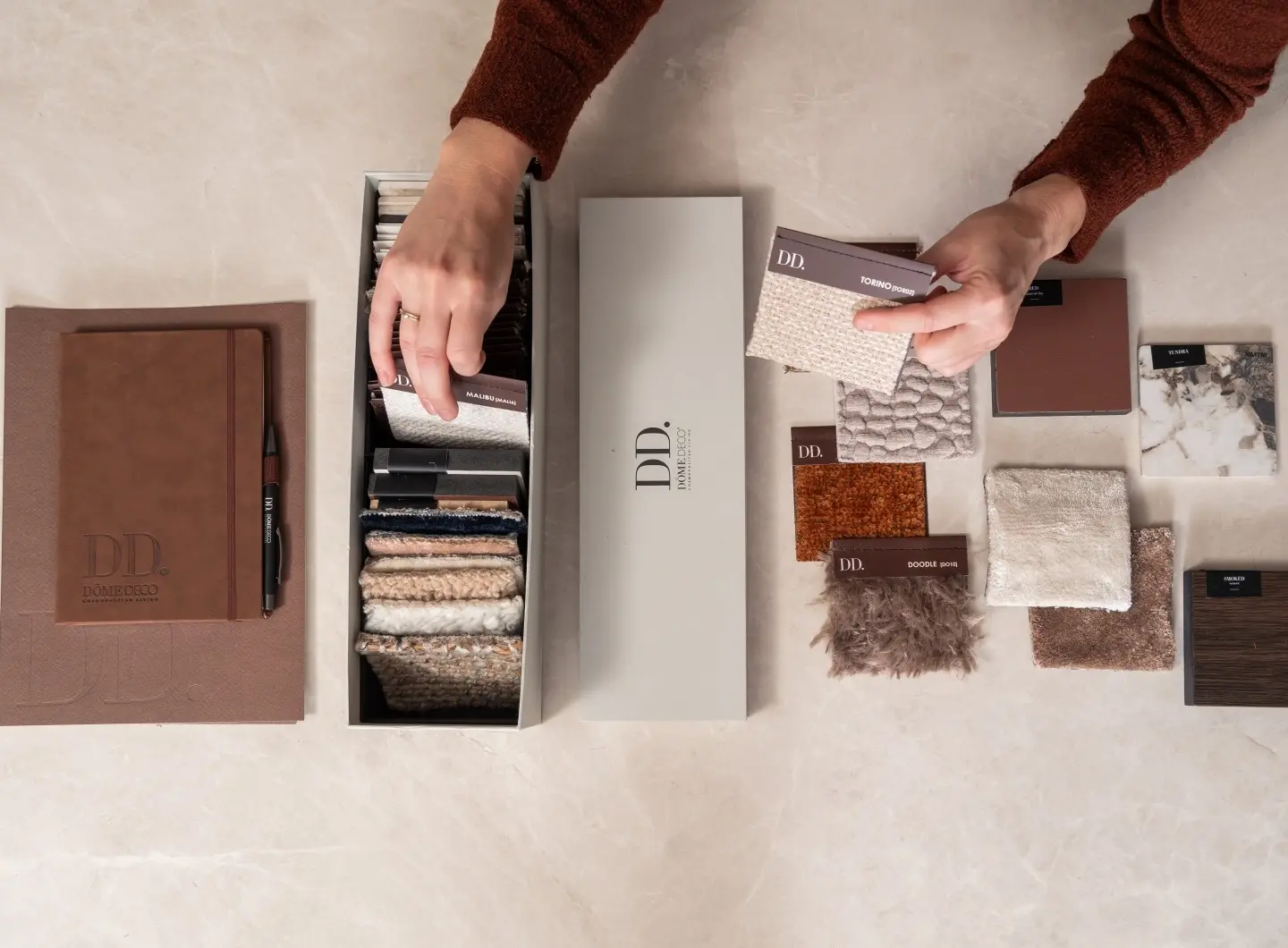 Sample box