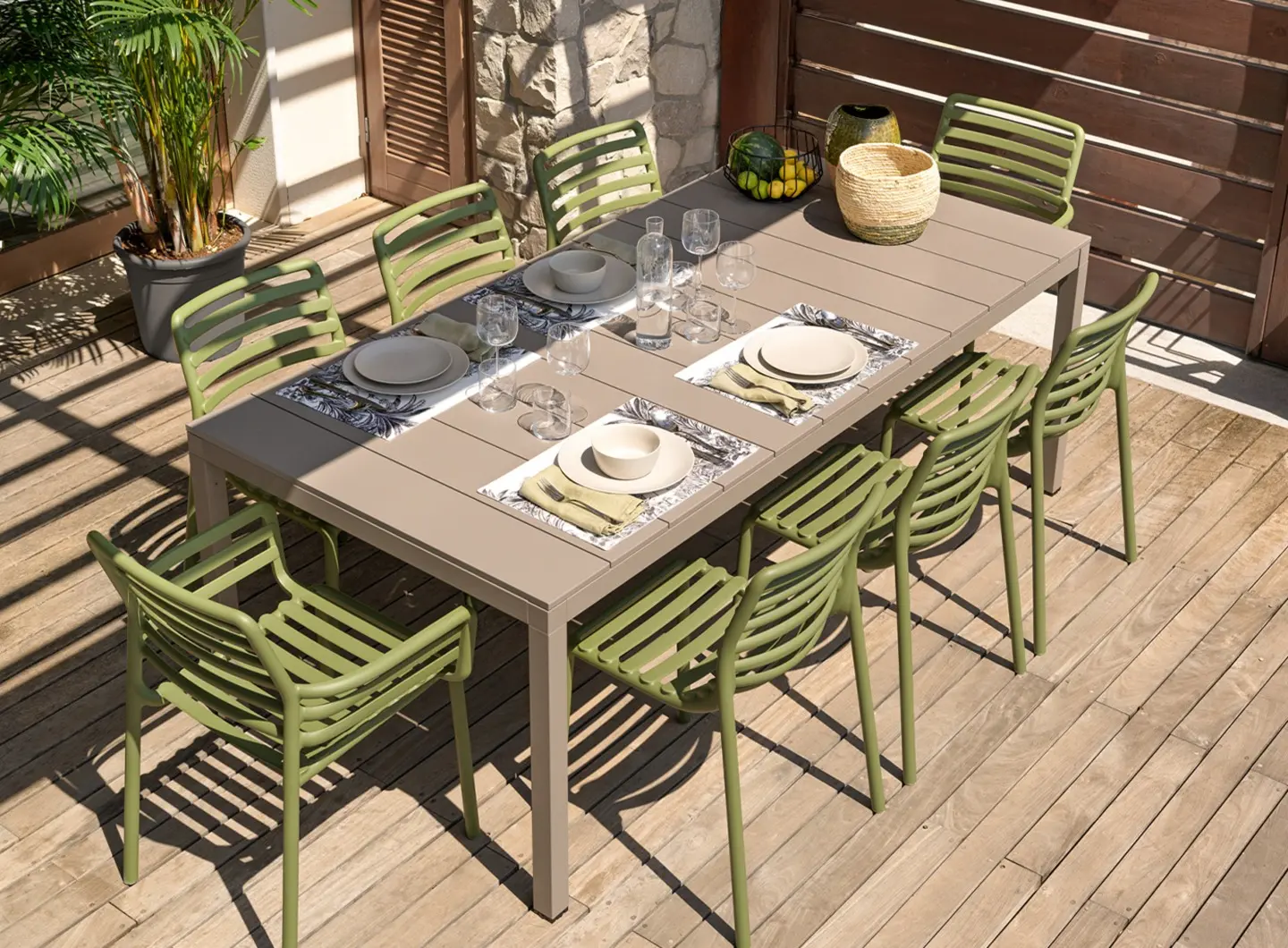 Rio Alu 210 Ext. - Doga Armchair - Doga Bistrot 