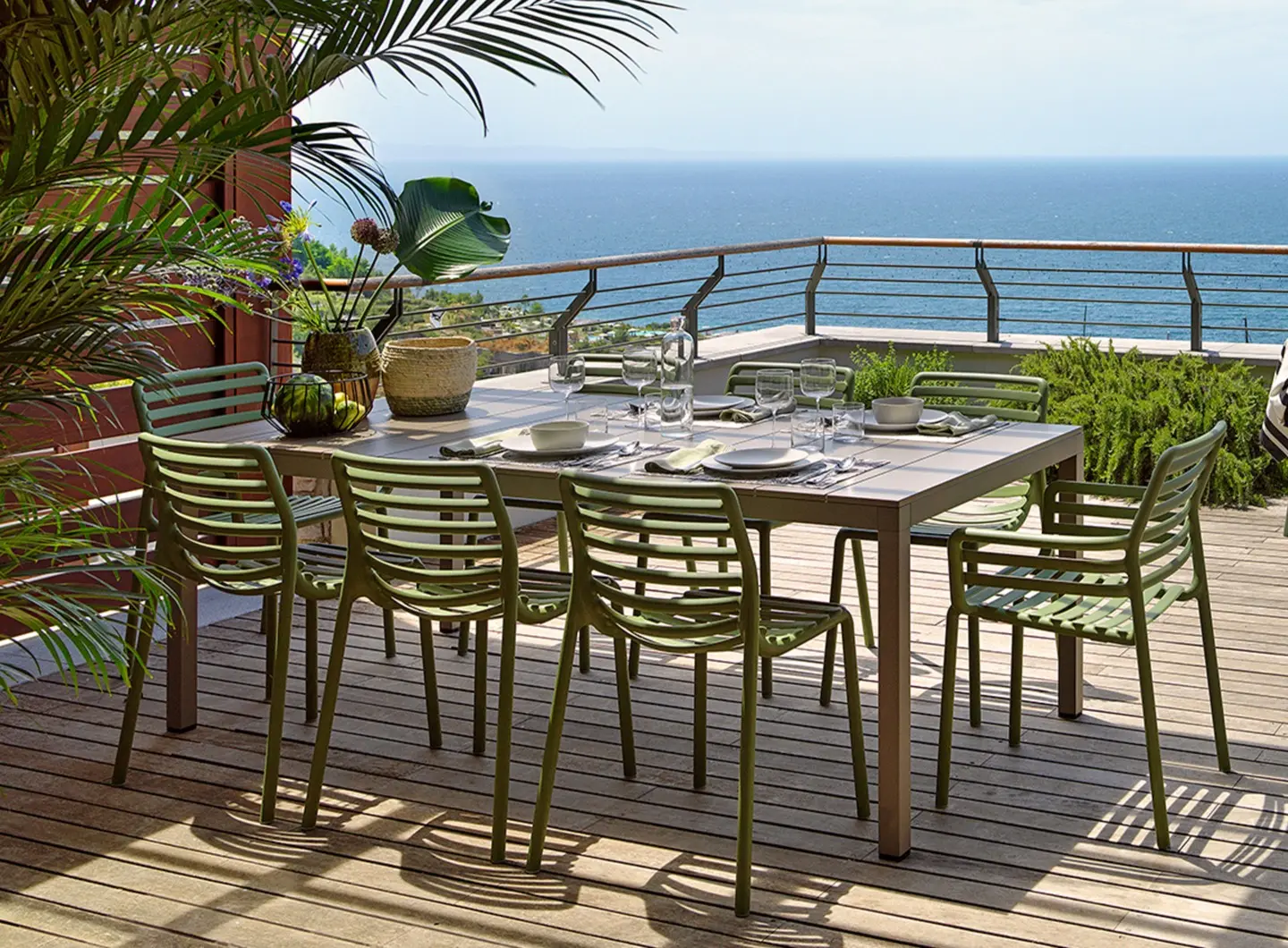 Rio Alu 210 Ext. - Doga Armchair - Doga Bistrot 