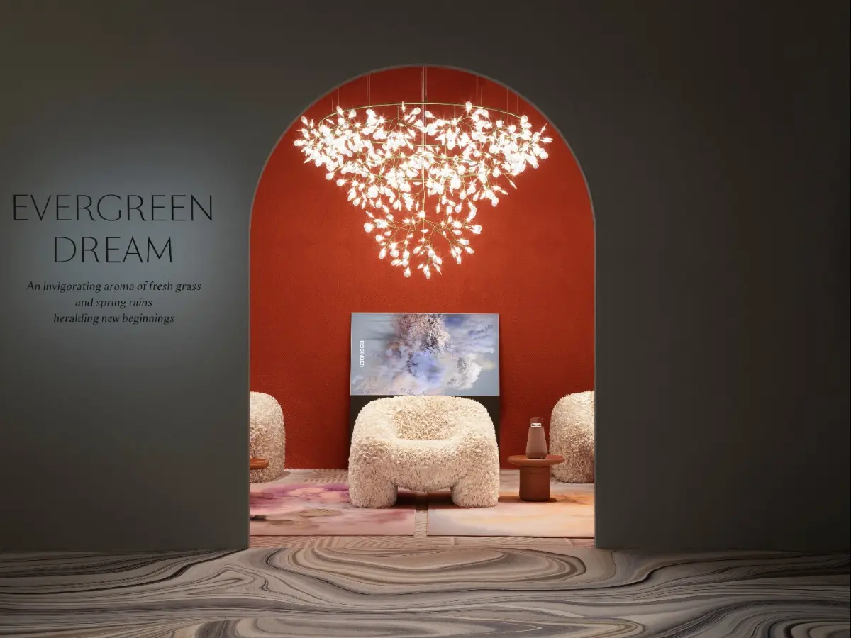 Moooi - Hortensia Armchair, Evergreen Dream