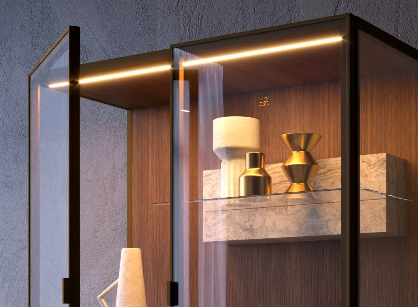 IVG - Dune glass cabinet