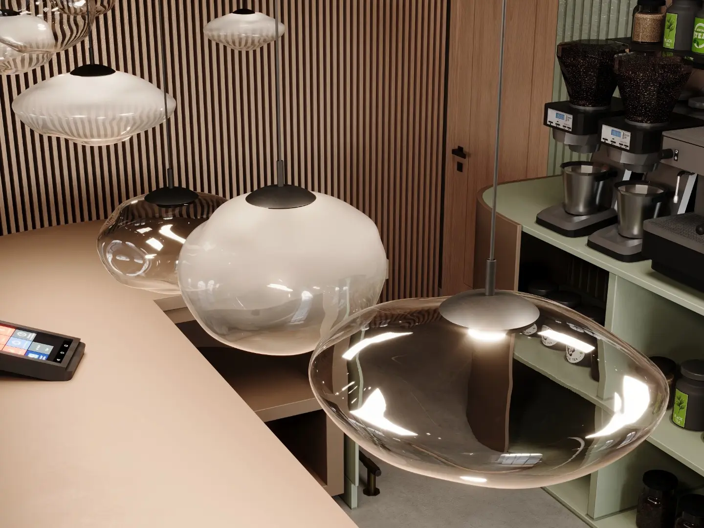 mark cangini e tucci multiple suspension lamp