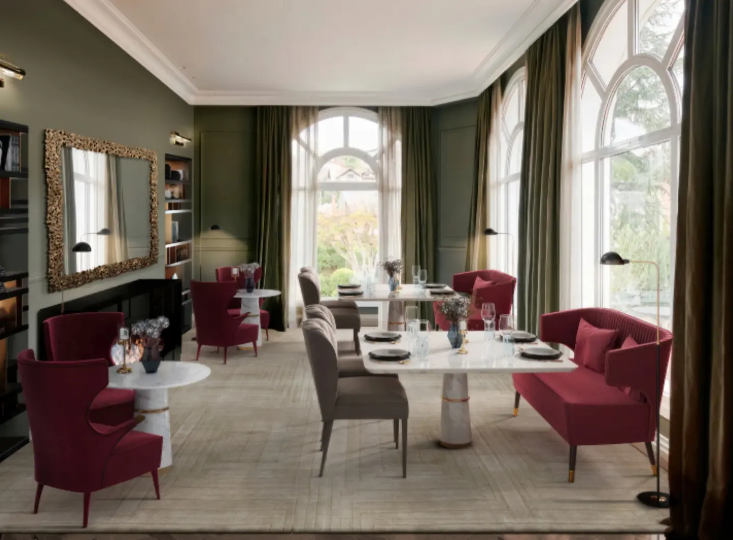 Sala colazione moderna di design