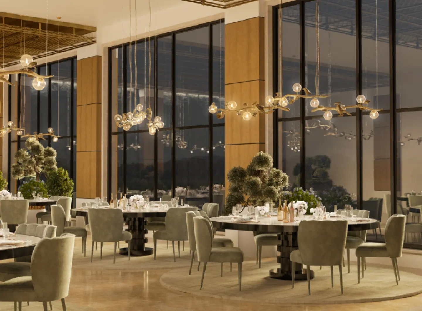 Design contemporaneo per ristoranti