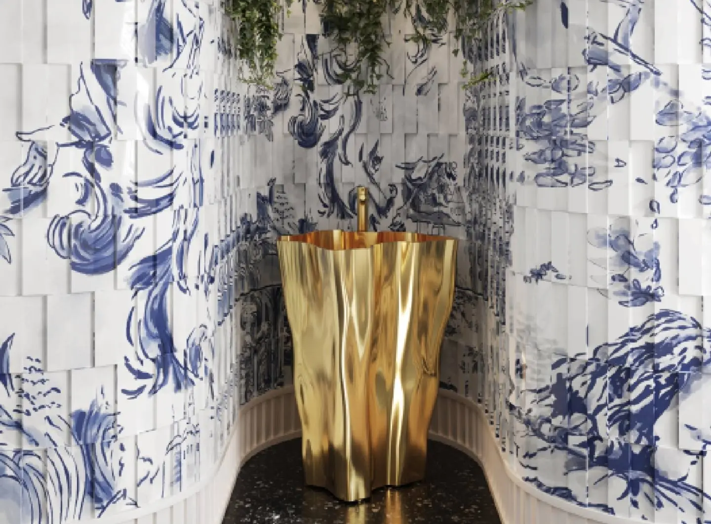 DESIGN DEL BAGNO DI LUSSO CON ELEMENTI CONTEMPORANEI