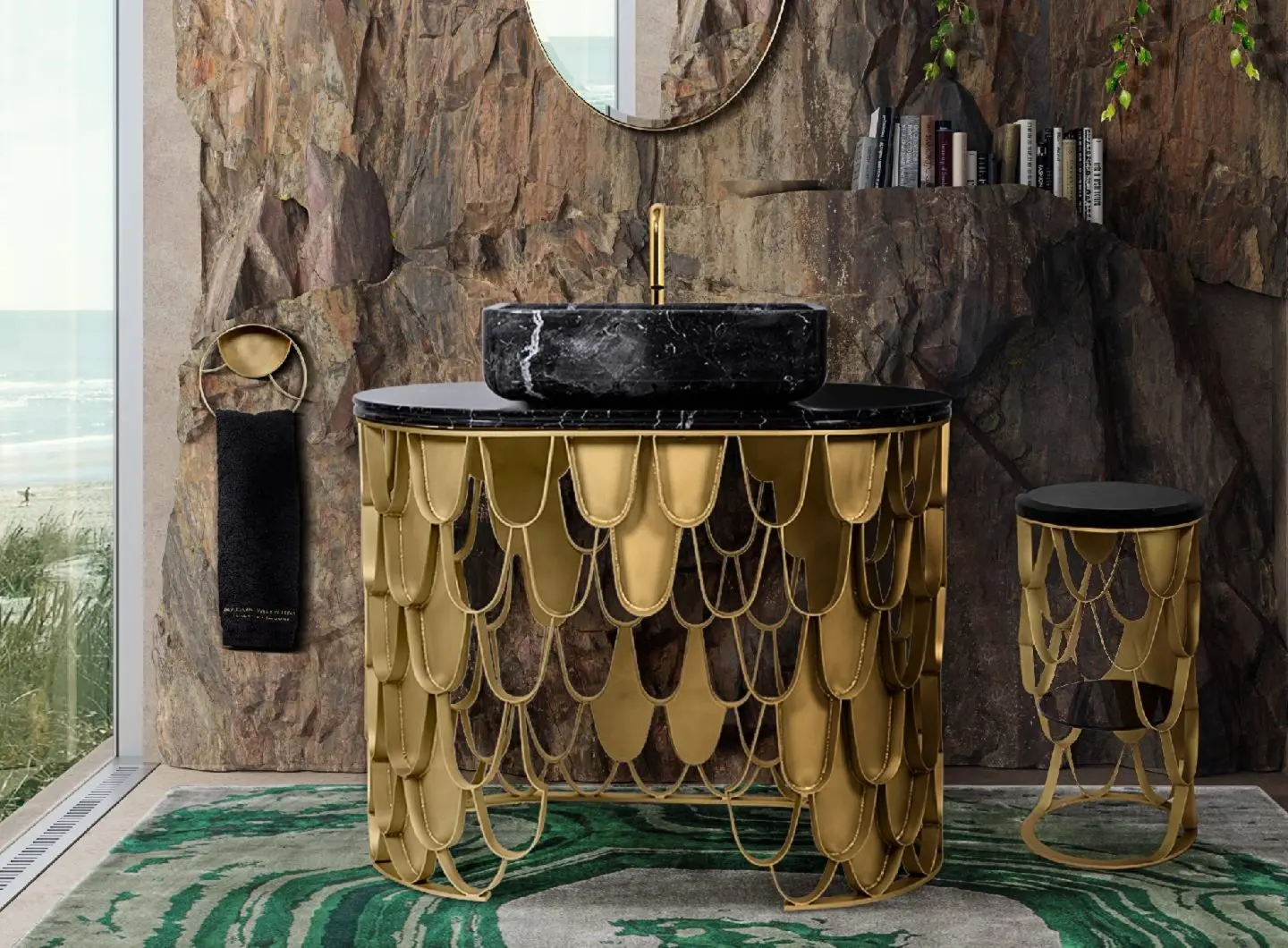 LA NATURA SI SENTE COME UNA CASA-SPA CON LA COLLEZIONE KOI
