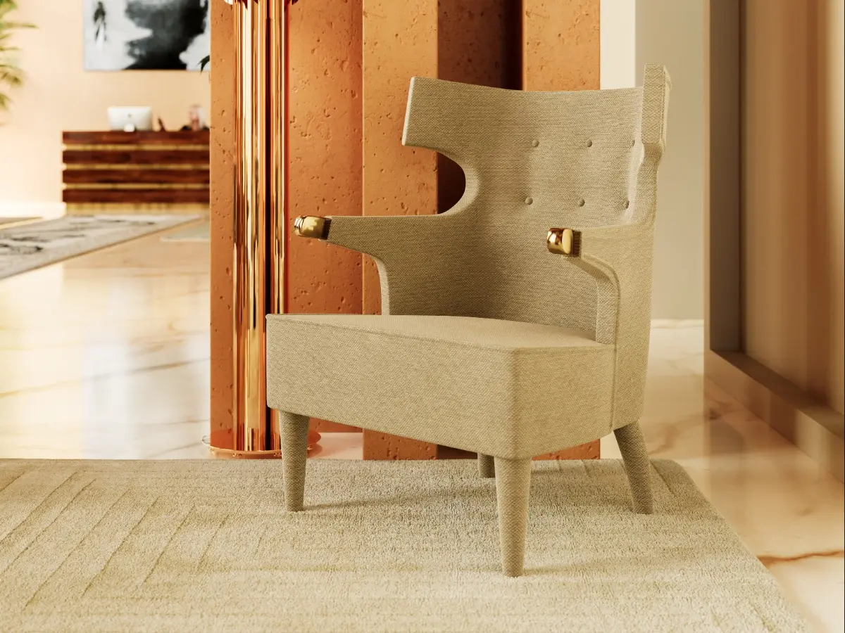 Interni eleganti con la poltrona SIKA II