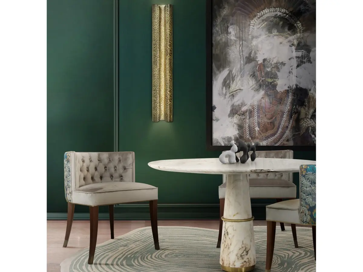 DESIGN MINIMALISTA ED ELEGANTE DELLA SALA DA PRANZO