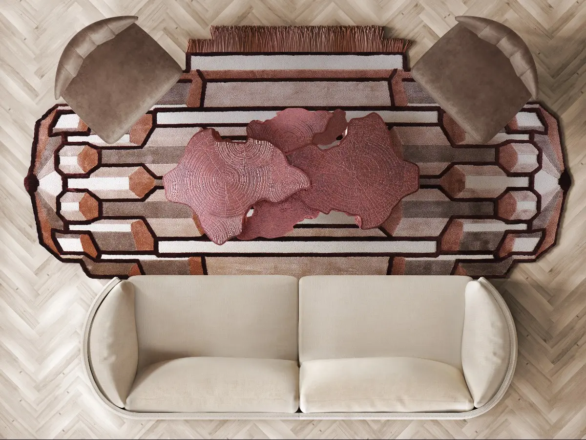 Tappeto Rug'Society LUCY Lounge Tappeto di design per interni