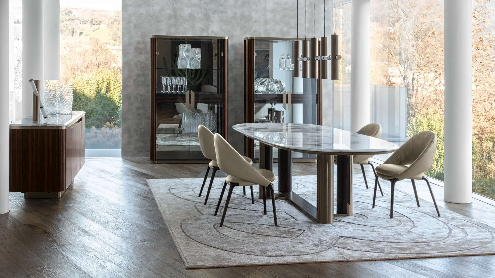 Oval table -Luxor 