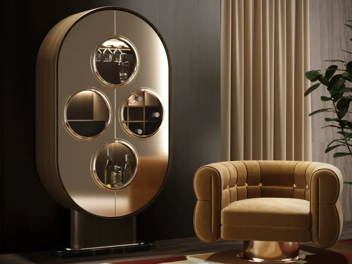 Mezzo Collection - Marcel Bar Cabinet