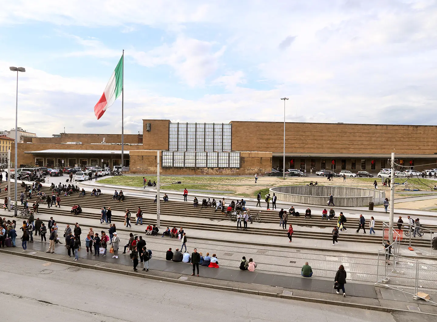 veduta esterno Stazione santa Maria Novella Firenze