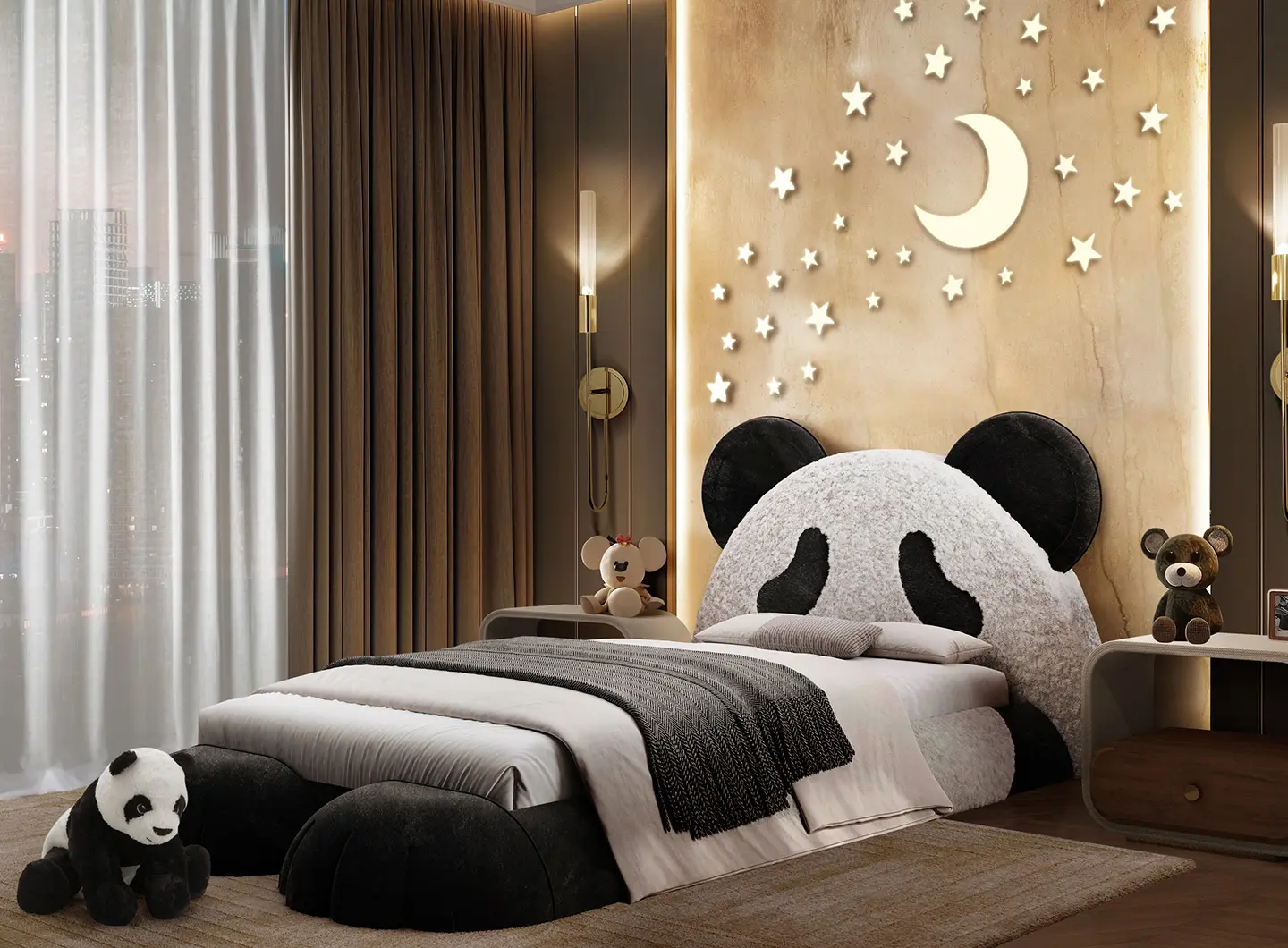 Letto Baloo e Po di Circu Magical Furniture