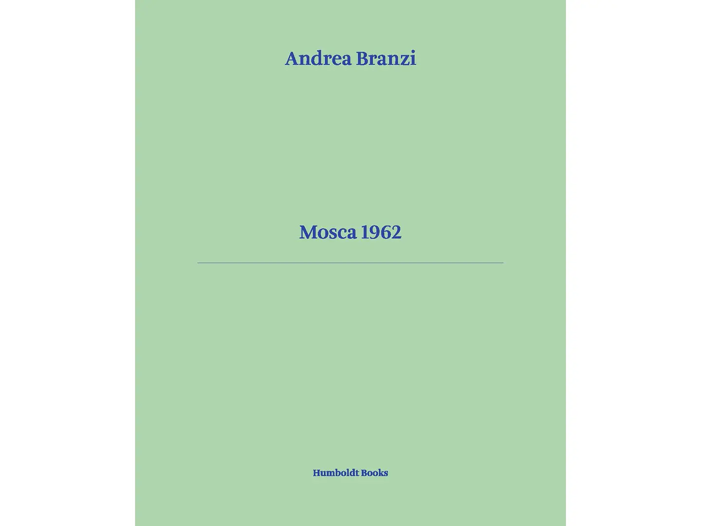  Copertina Andrea Branzi, Mosca 1962