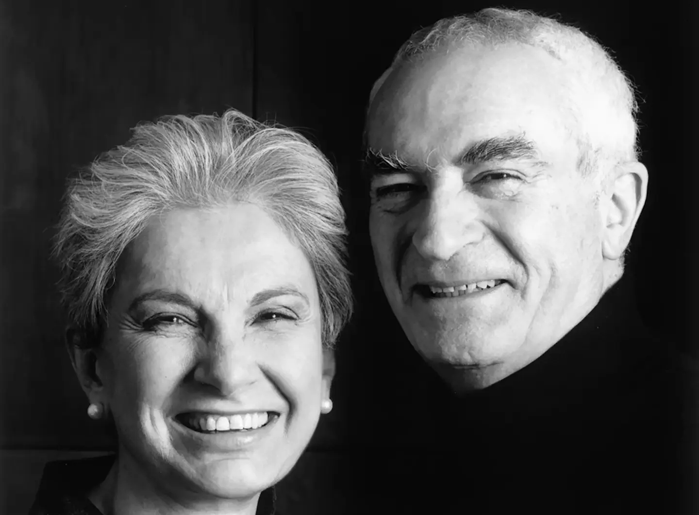 Lella and Massimo Vignelli, ph. Luca Vignelli
