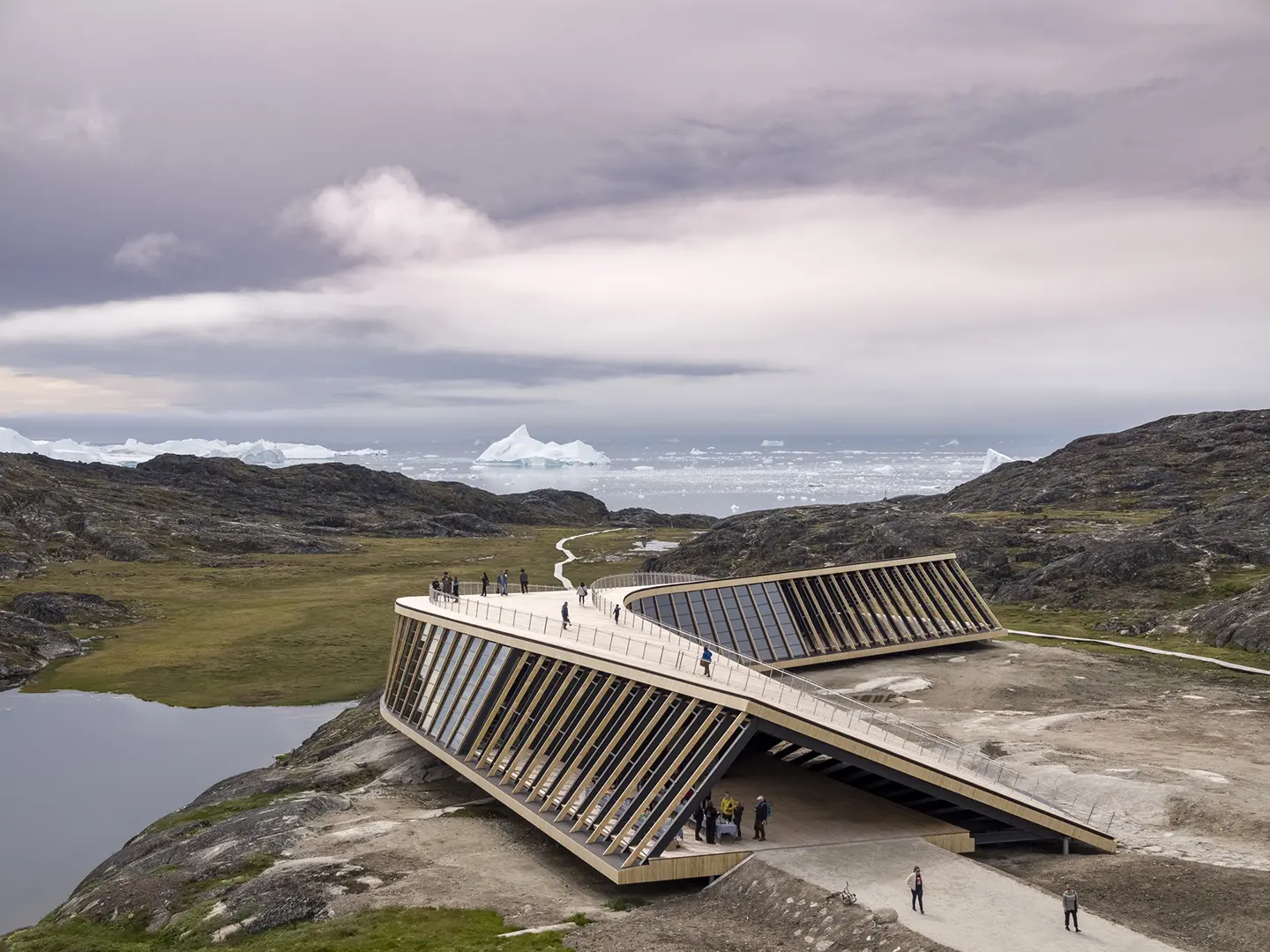 Dorte Mandrup, Icefjord Centre, Ilulissat, Groenlandia, 2021, ph. Adam Mørk