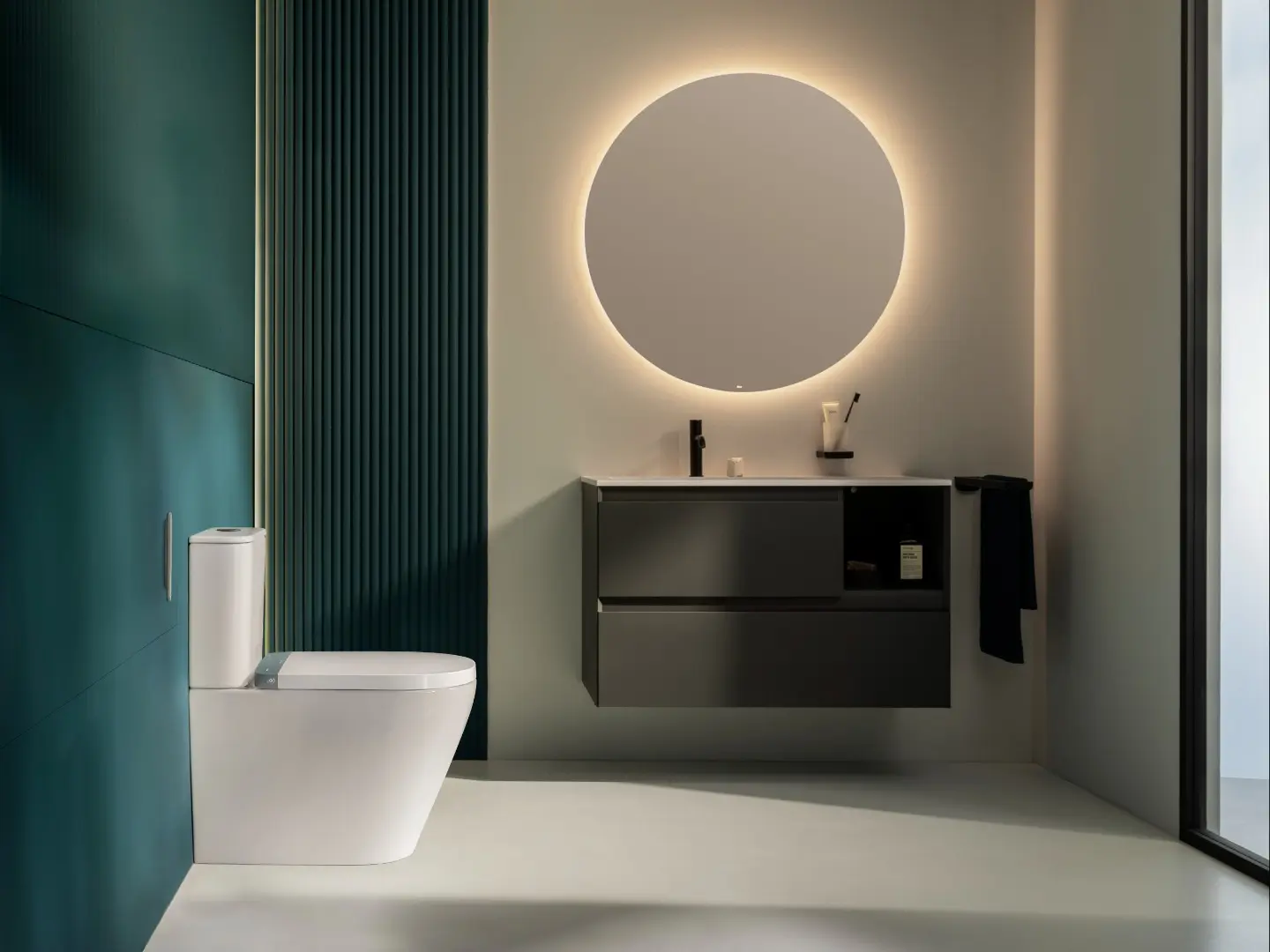 In-Wash® Vorea. Floorstanding version. 