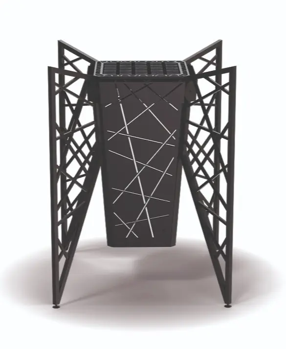 EOS Structure black design sauna heater