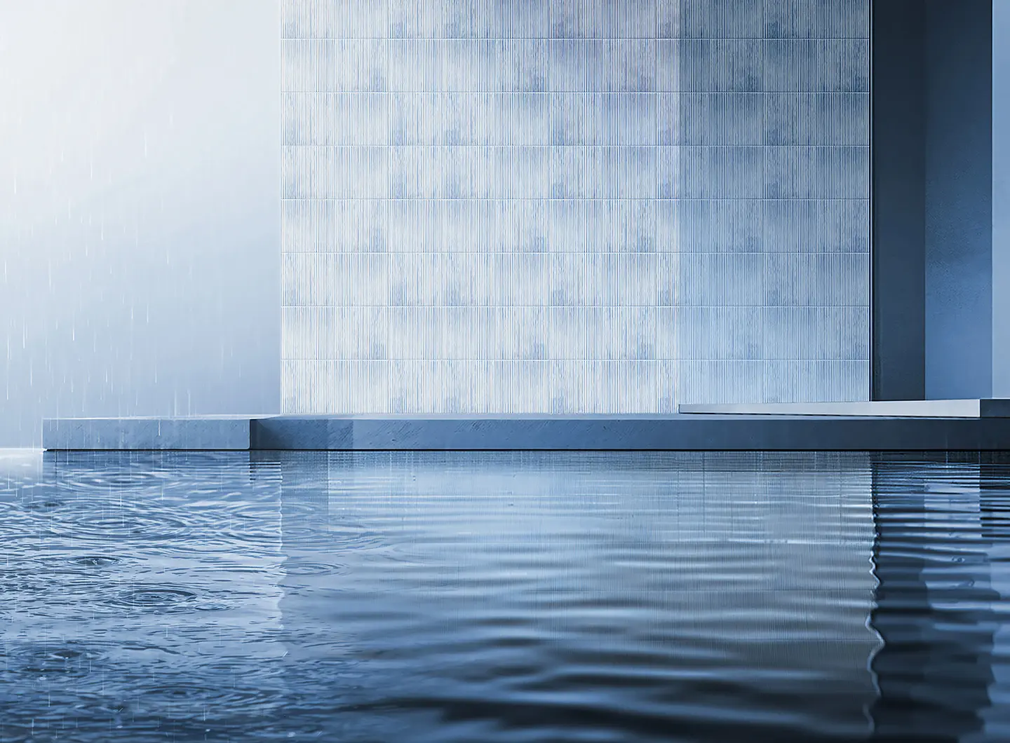 Collezione Rain, design Kengo Kuma, Ceramica Francesco De Maio