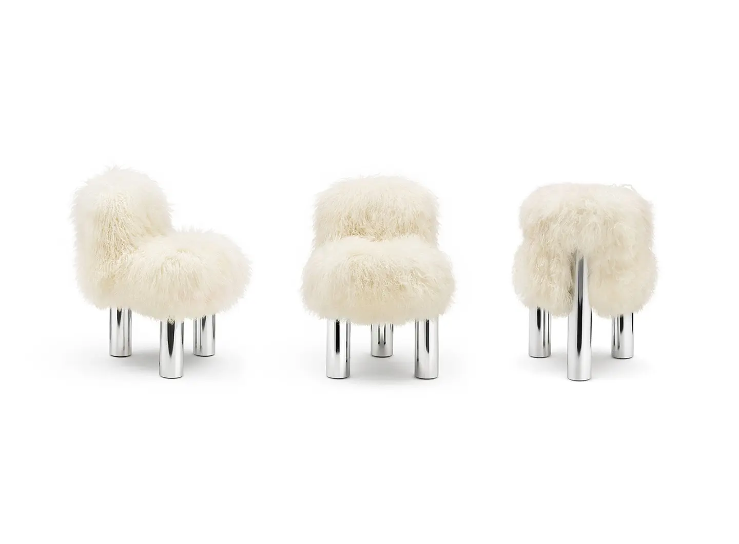 Botolo chromed - High version in fur