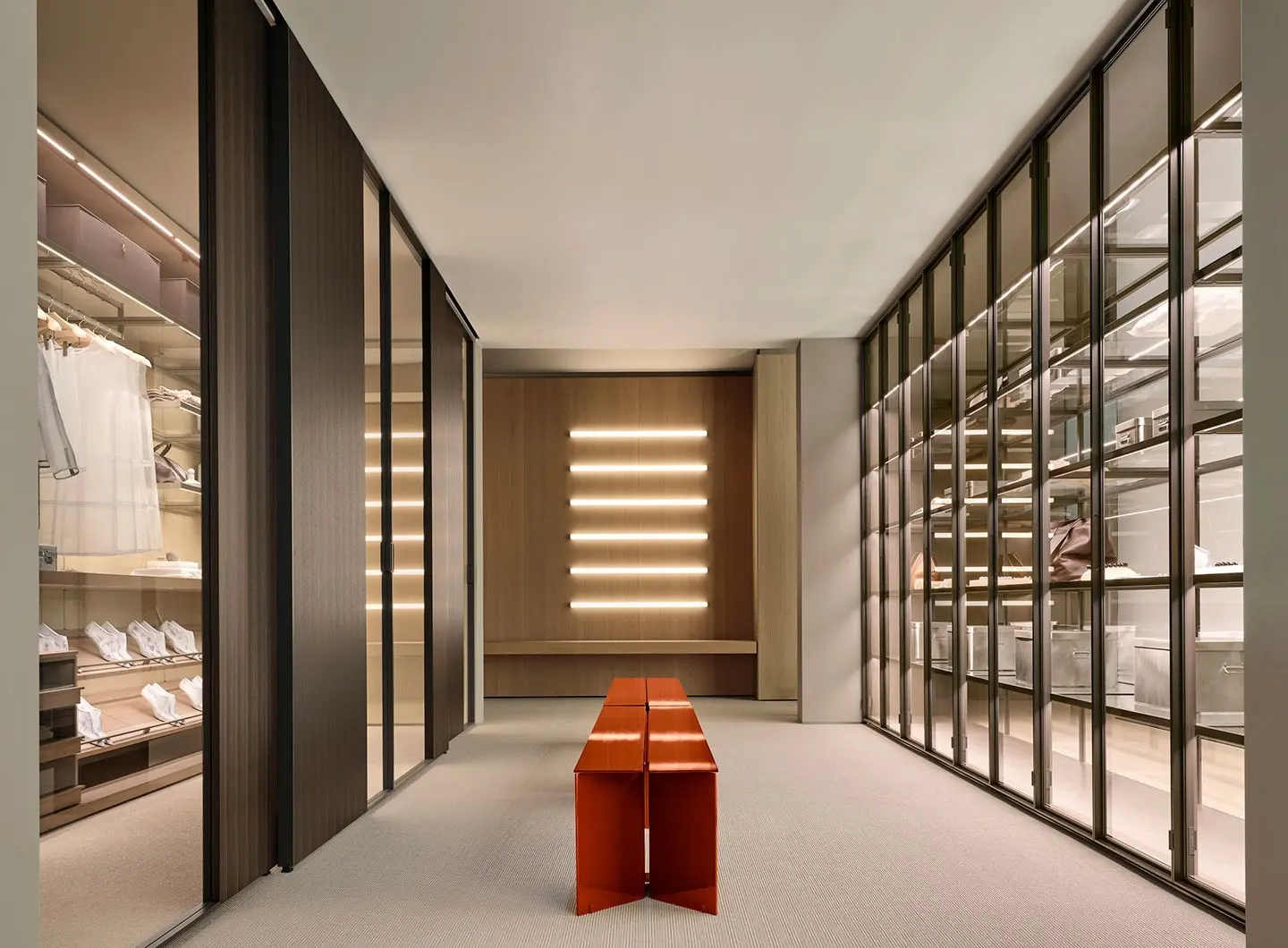 porro storage dressing room piero lissoni