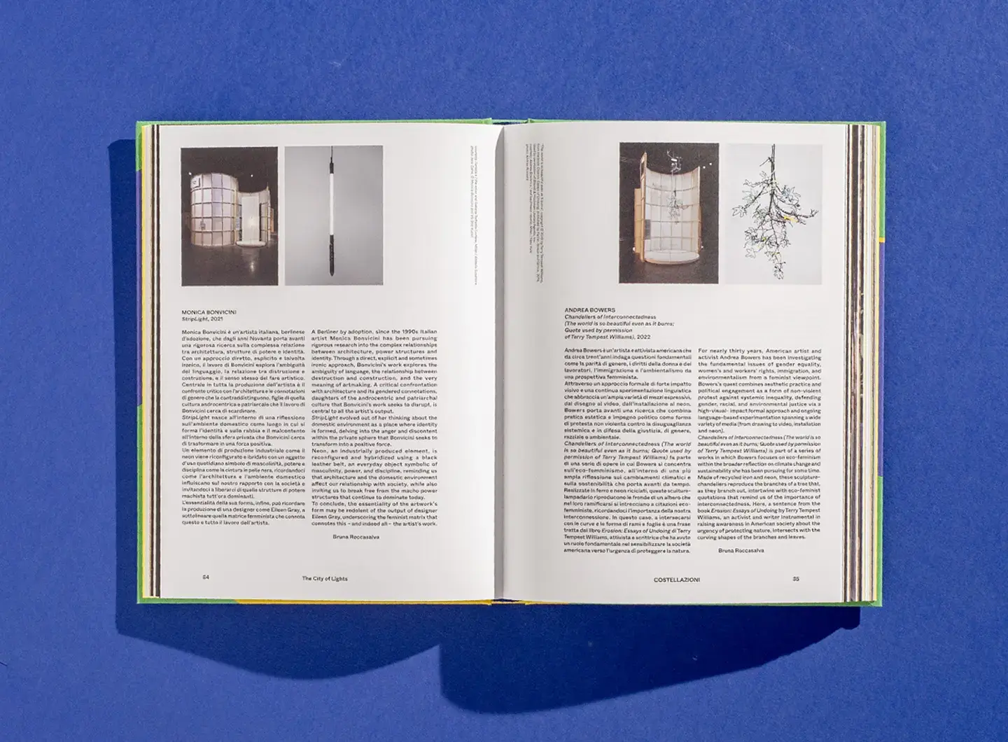 Volume “The City of Lights” — progetto culturale di Euroluce 2023 firmato da Beppe Finessi, Lombardini22, Formafantasma e Leftloft, premiato con la Menzione d’Onore al Compasso d’Oro ADI