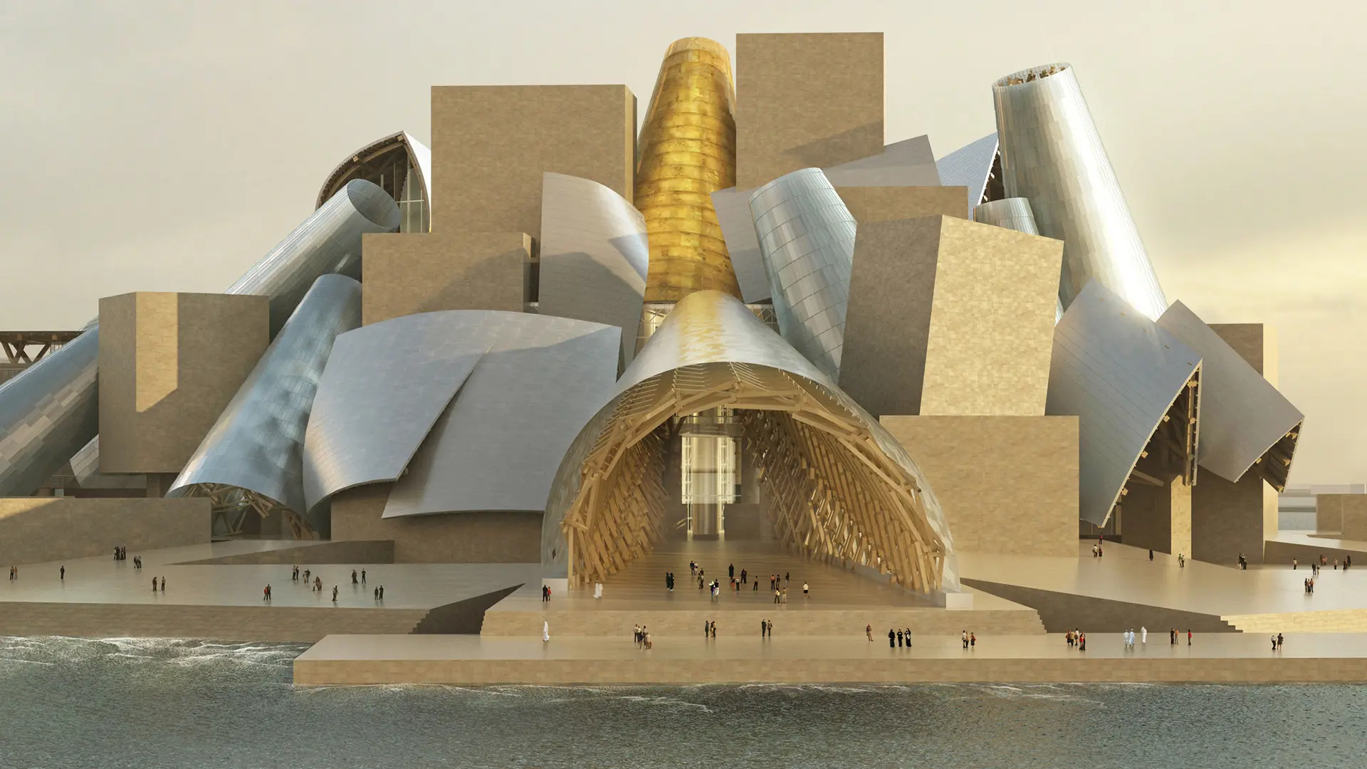 Frank Gehry, Guggenheim Museum, Abu Dhabi, ph. Frank Gehry