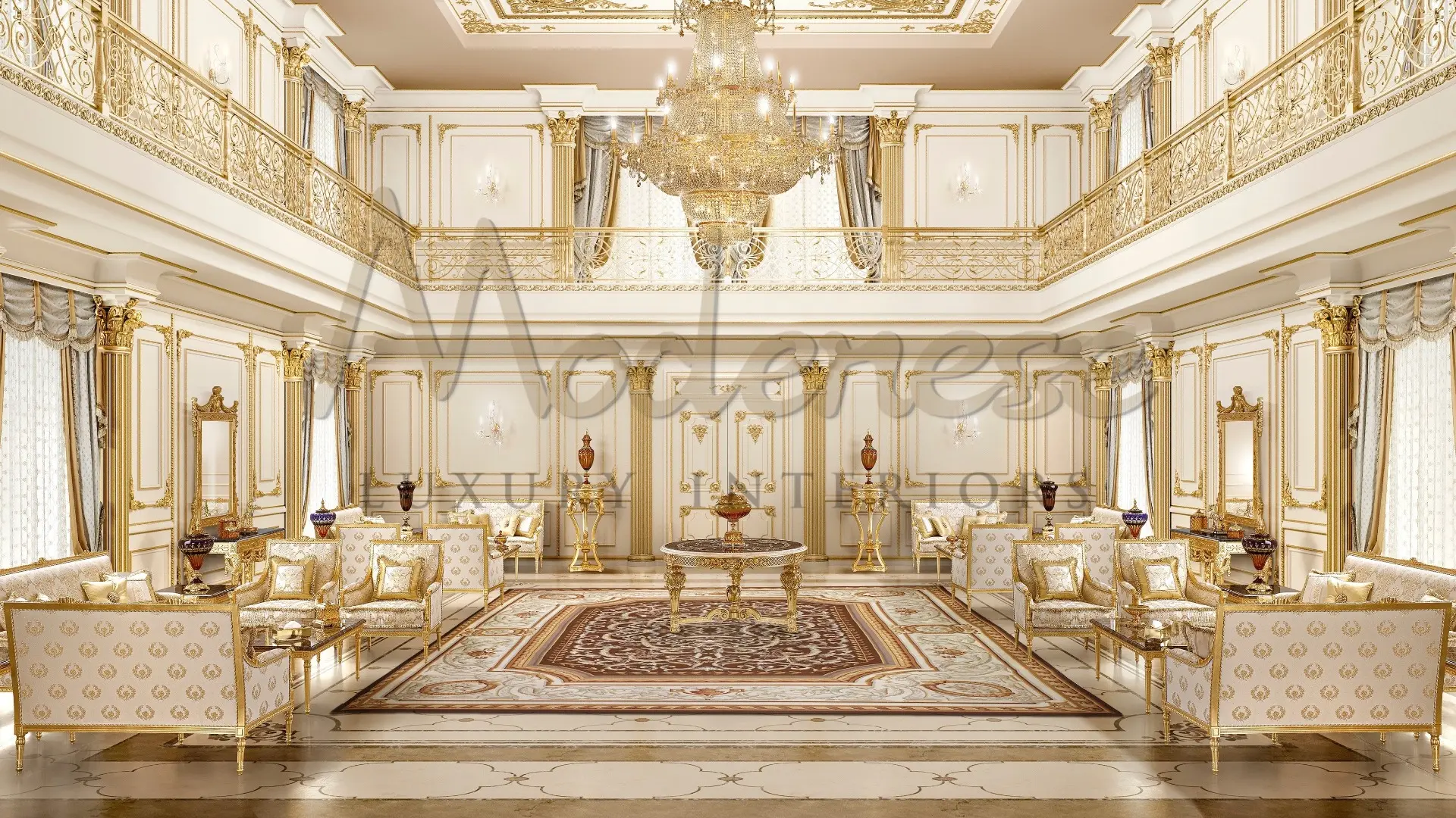Luxury Living Room by Modenese Interiors