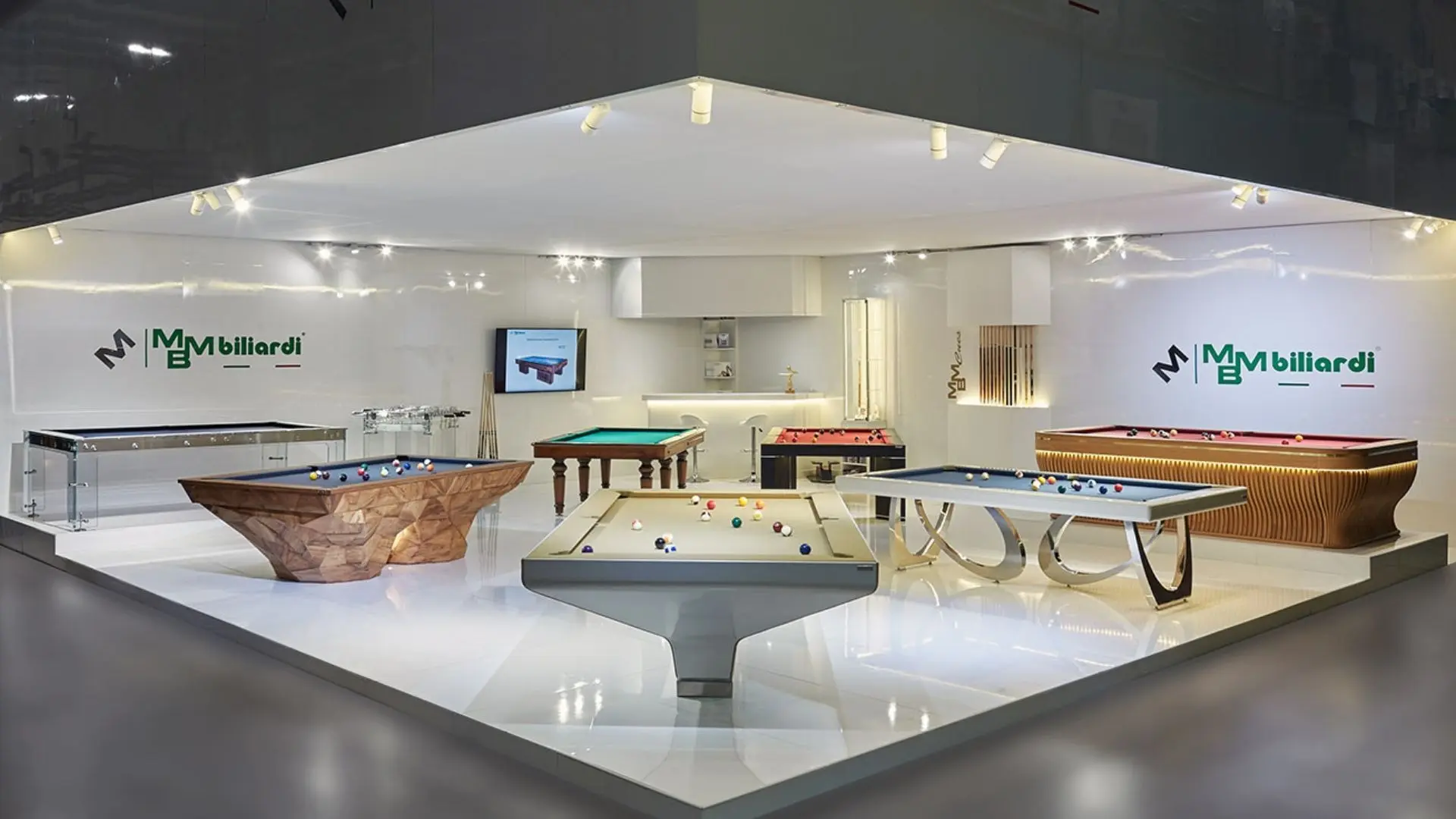 Stand MBM Biliardi Salone Mobile Milano